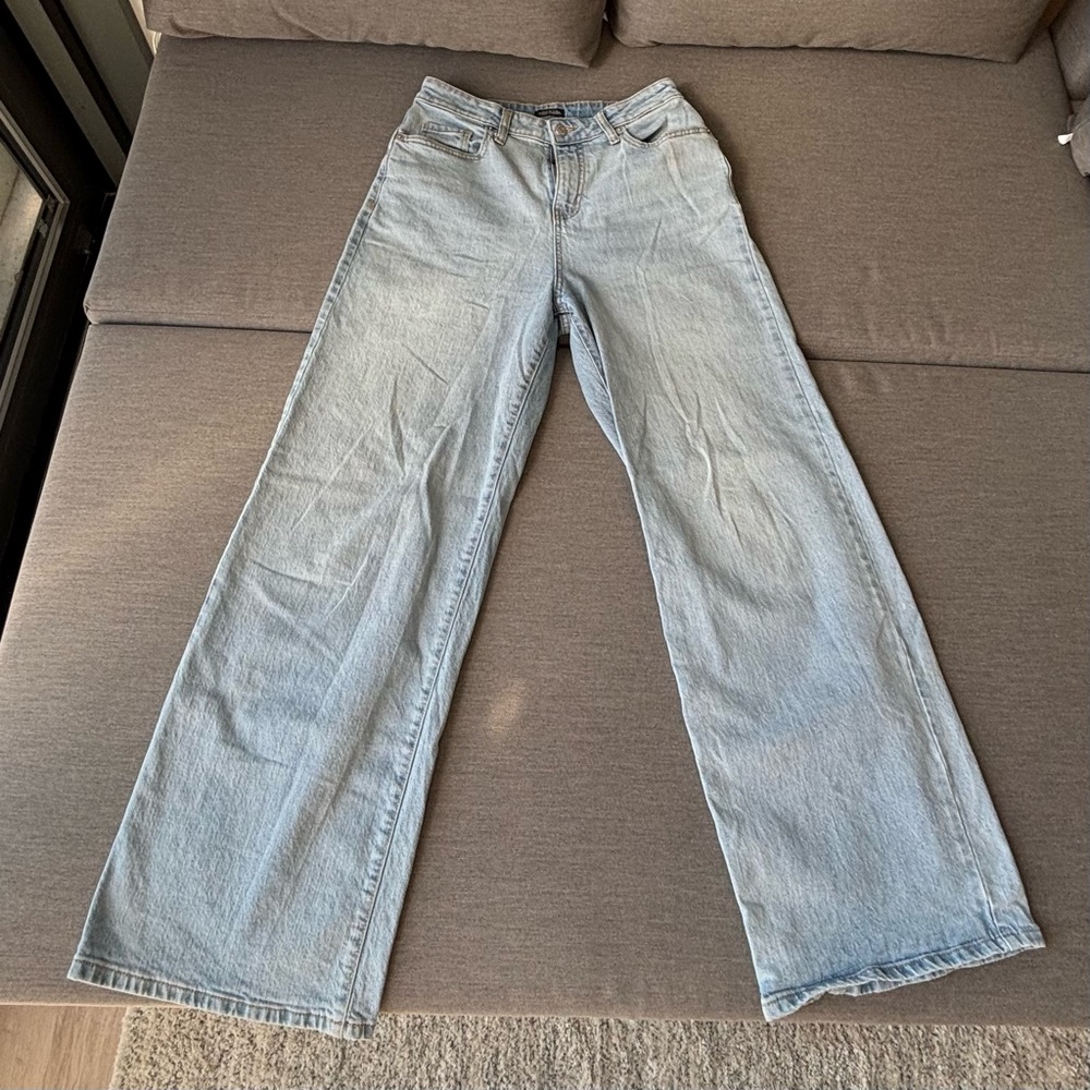 Women’s High-Rise Baggy Light Blue Jeans